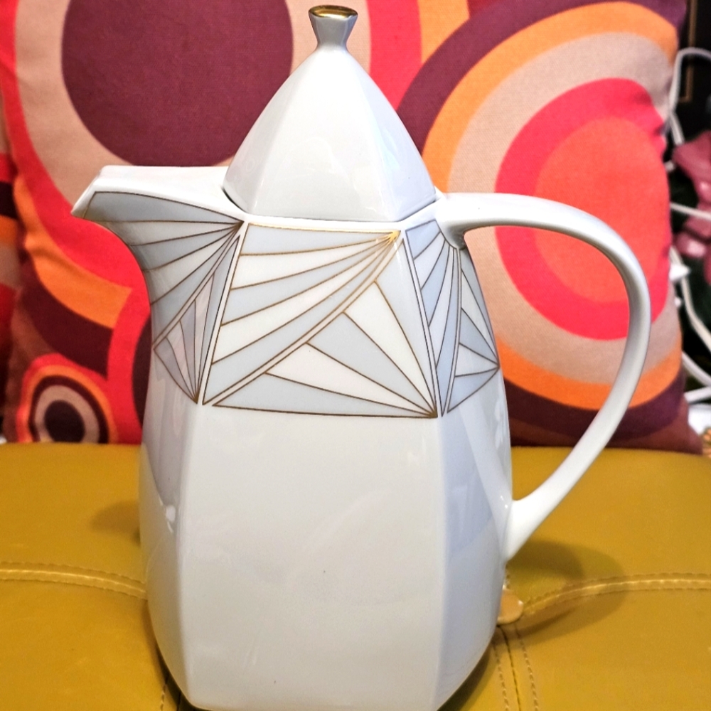 Scherzer Bavaria Gold-Matic Hexagonal Tea/Coffee Pot